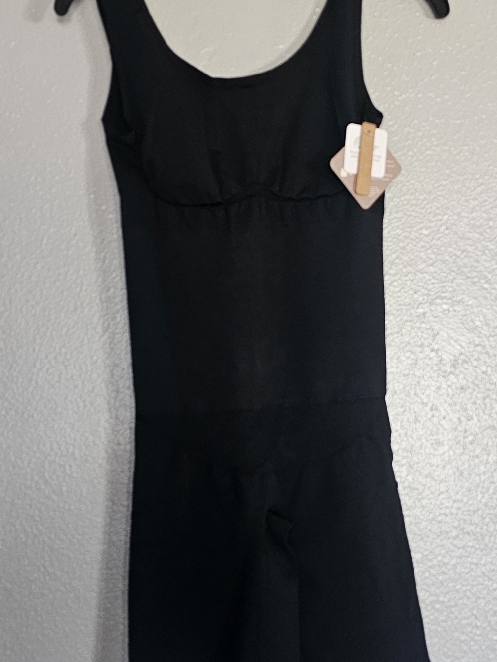 Shapewear Womenes Black Sleeveless Jumpsuit / Romper M/L